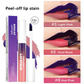 Lakerain Waterproof Peel-Off Matte Lip Stain Tint – 3 Shades