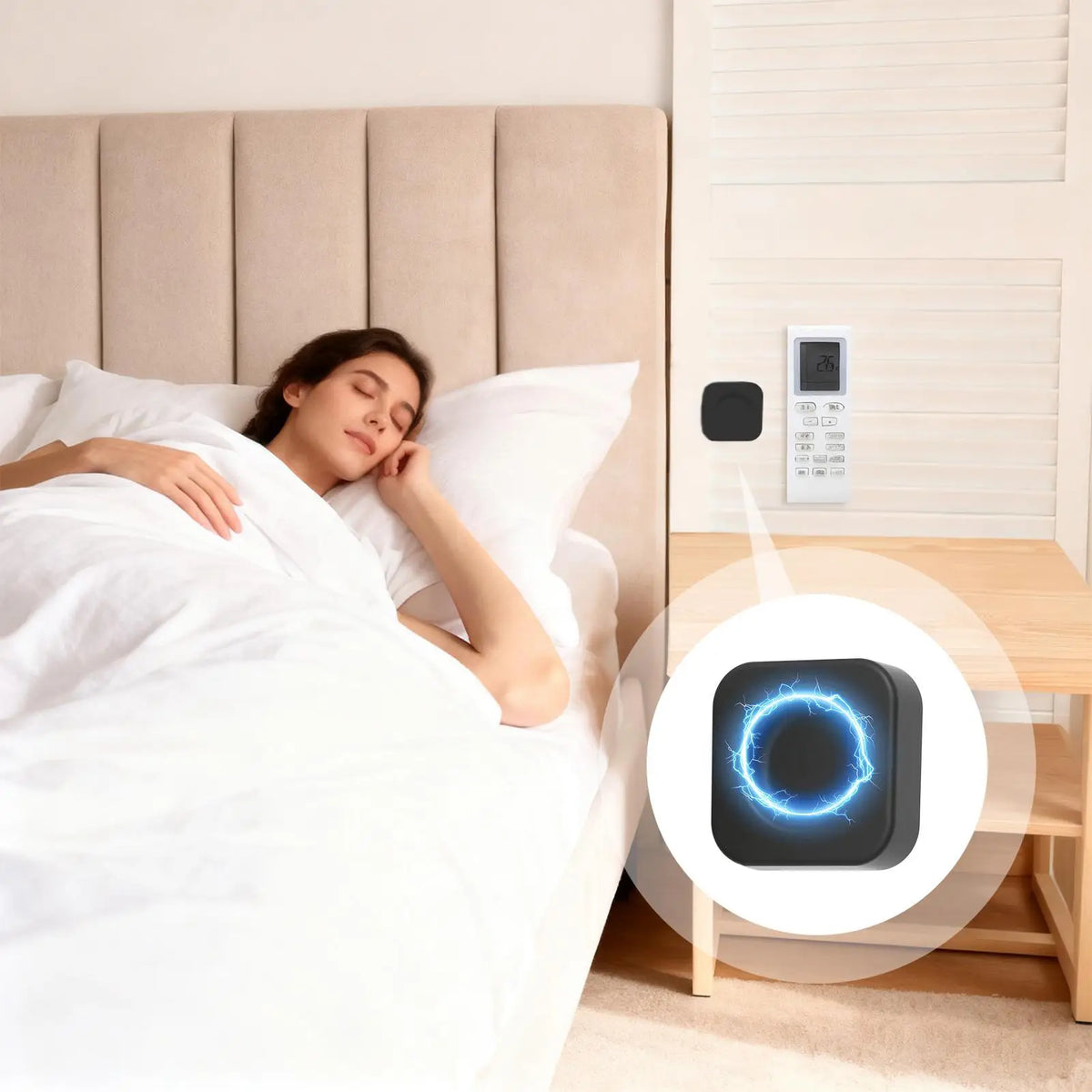 Magnetic Remote Control Wall Mount Holder – No Drill