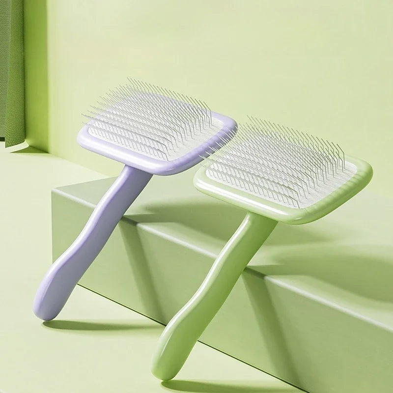 Stainless Steel Pet Grooming Brush for Dogs & Cats