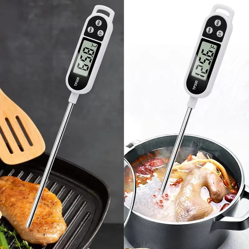 Stainless Steel Probe Cooking Food Barbecue Stove Water Milk Oil