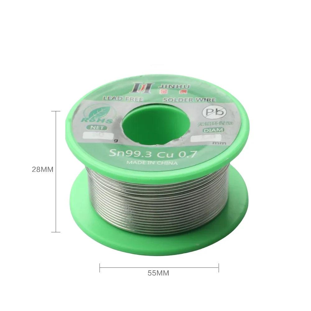 Lead-Free Solder Wire SN99.3 Cu0.7 Flux Core Reel 50g