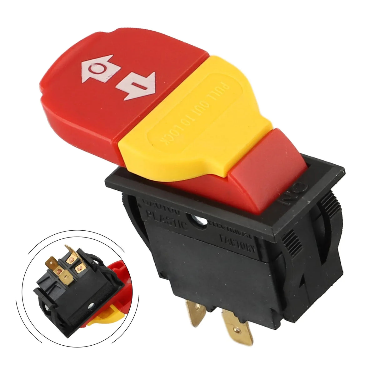 Table Saw Push Button Switch CB-8 – 20A 125/250V, DWE7480 DW745