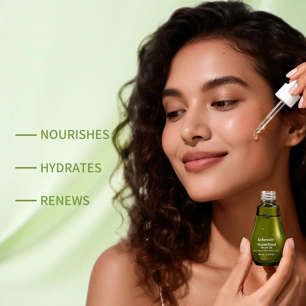 Lakerain Hydrating Face Oil – Antioxidant Nourishing Serum 30ml