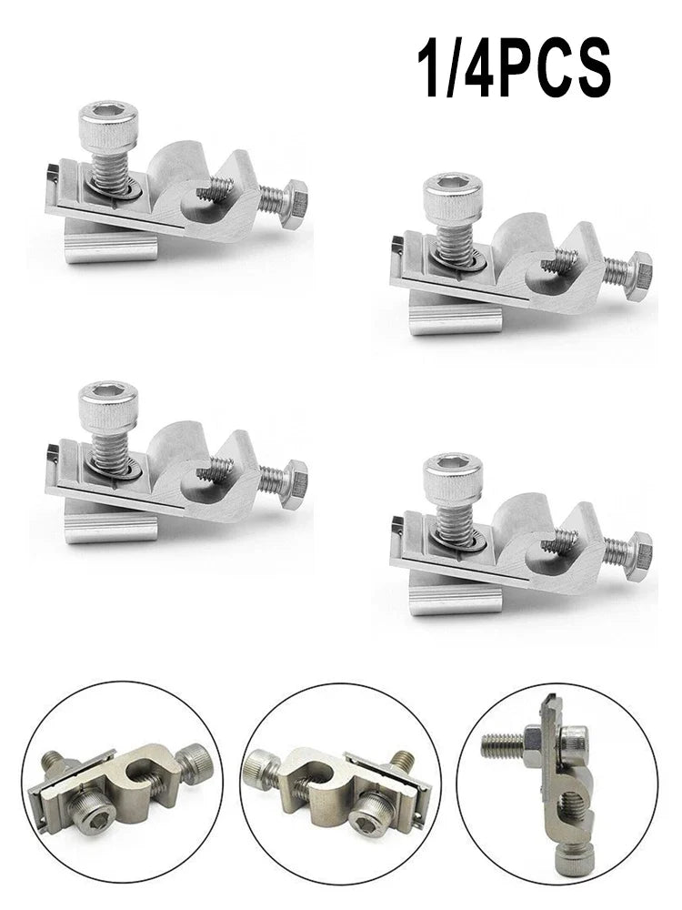 Solar Panel Mounting Bracket Fixing Clips Ground Lugs Fasteners
