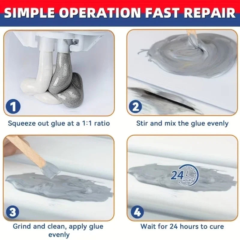 High-Strength Casting Glue Kit – Cracks, Leaks & Auto Repairs