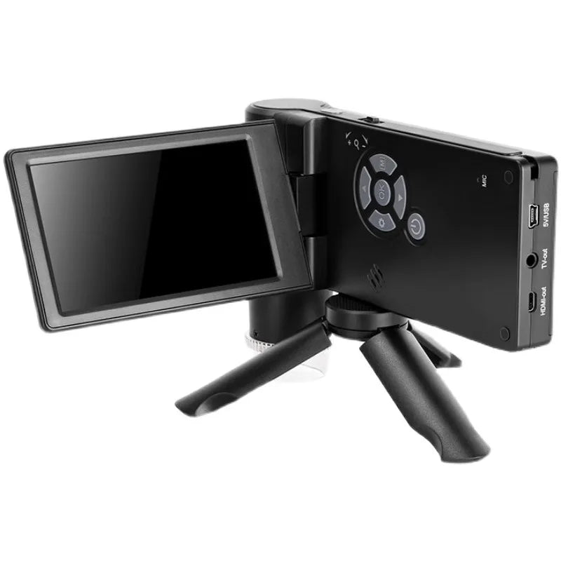 4-Inch Handheld Digital Microscope – 500X Portable Magnifier