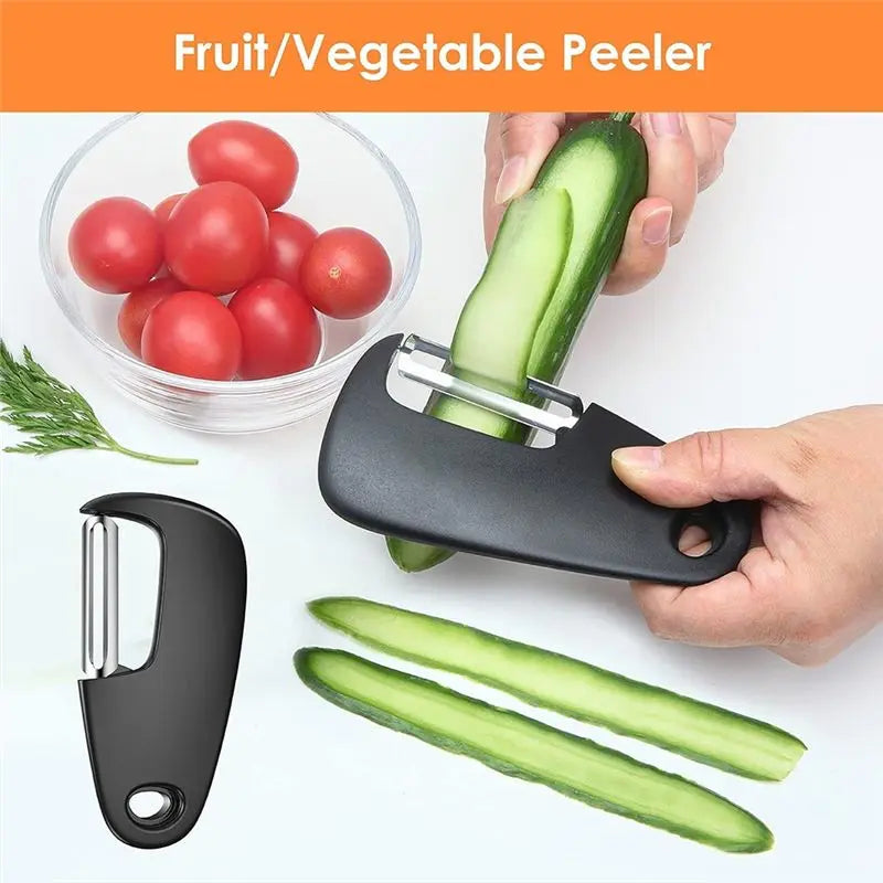 6-Piece Space-Saving Kitchen Gadget Set | Grater, Peeler & More