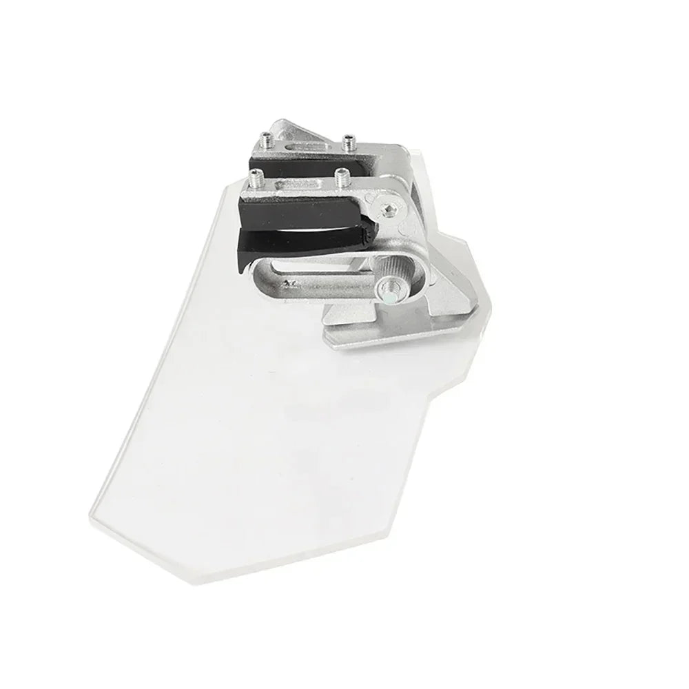Universal Motorcycle Windshield Extension Clamp-On Deflector