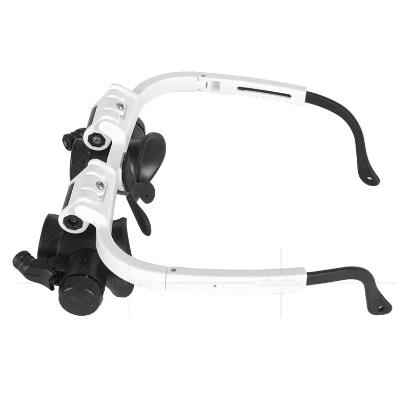 LED Headband Magnifier Glasses – Jeweler Loupe with Light