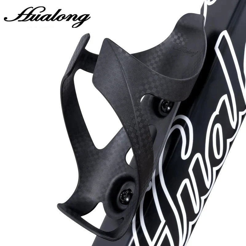 HUALONG Bike Water Bottle Cage – Nylon Carbon Fiber Texture