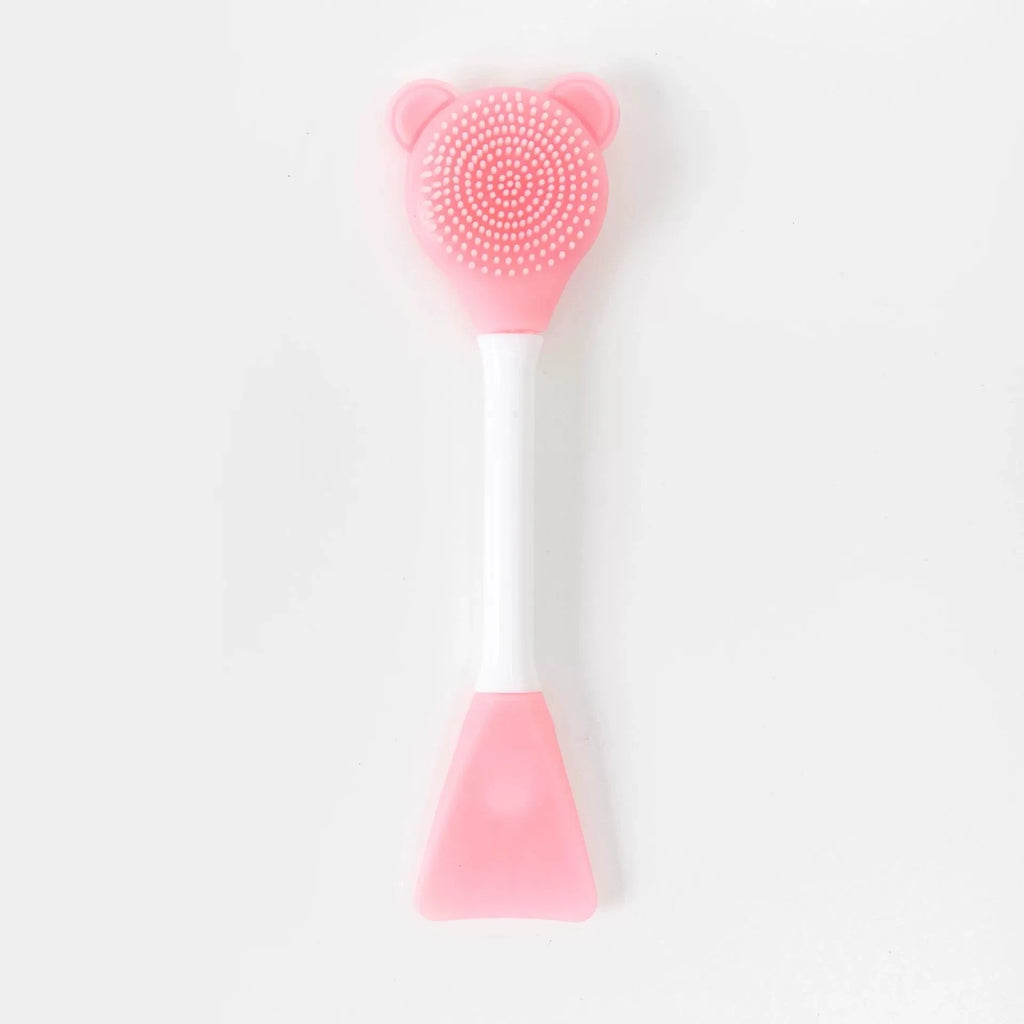 Double-Head Silicone Face Mask Brush & Spatula Applicator
