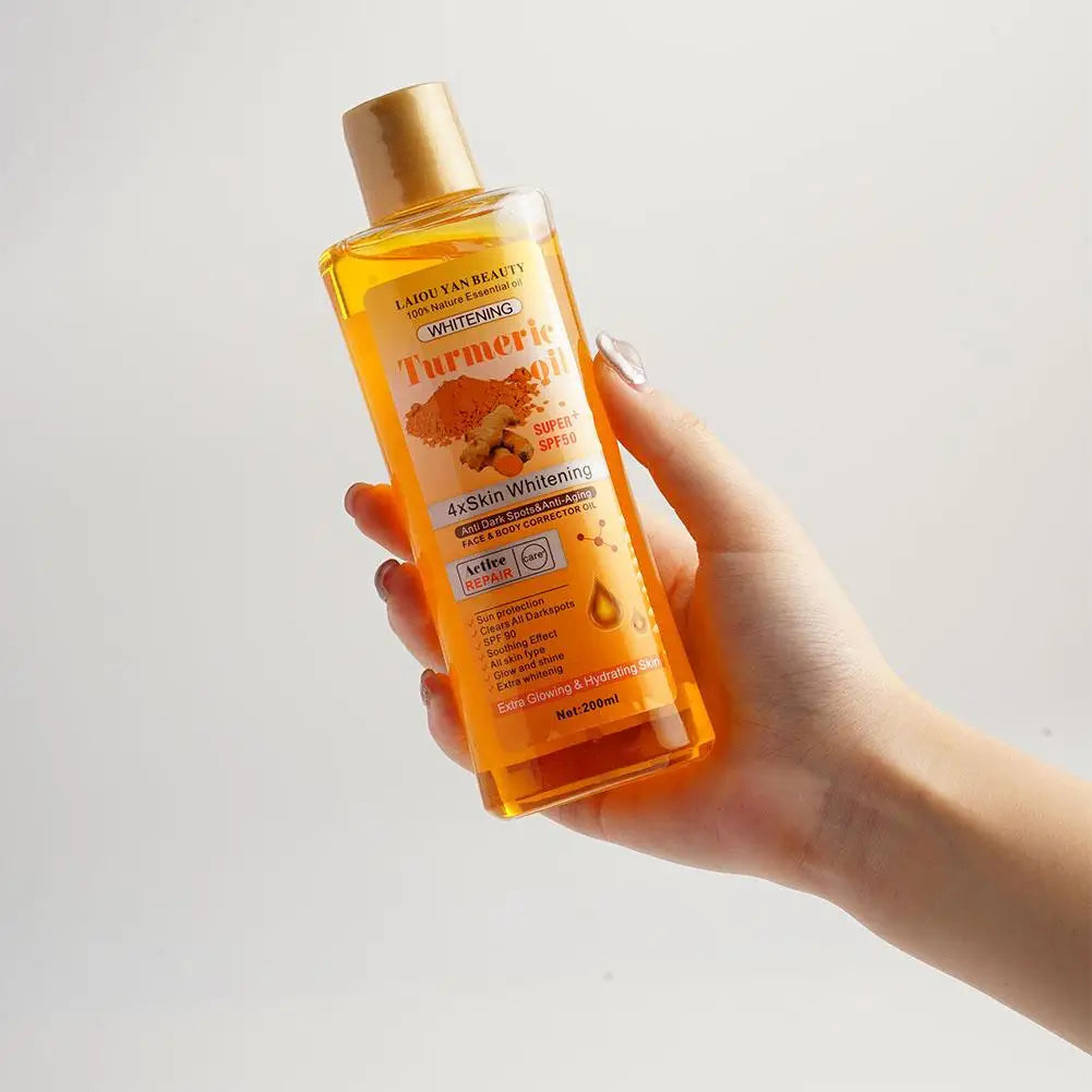 Turmeric Essential Oil 200ml – Face & Body Moisturizer