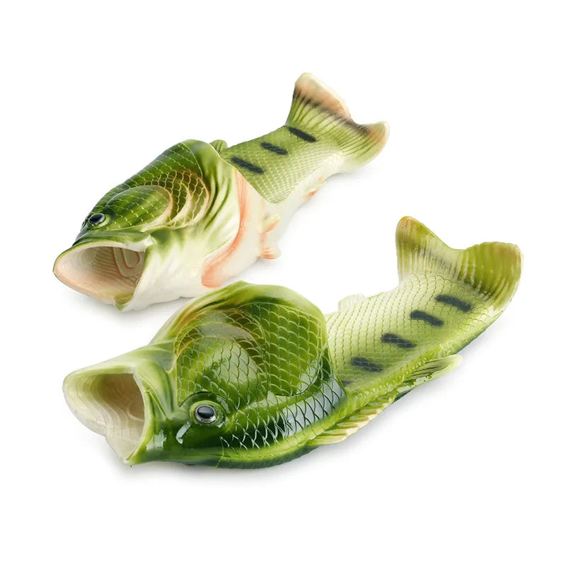 Lorilury Fish Slides – Unisex Beach Flip-Flops Sizes 34–45