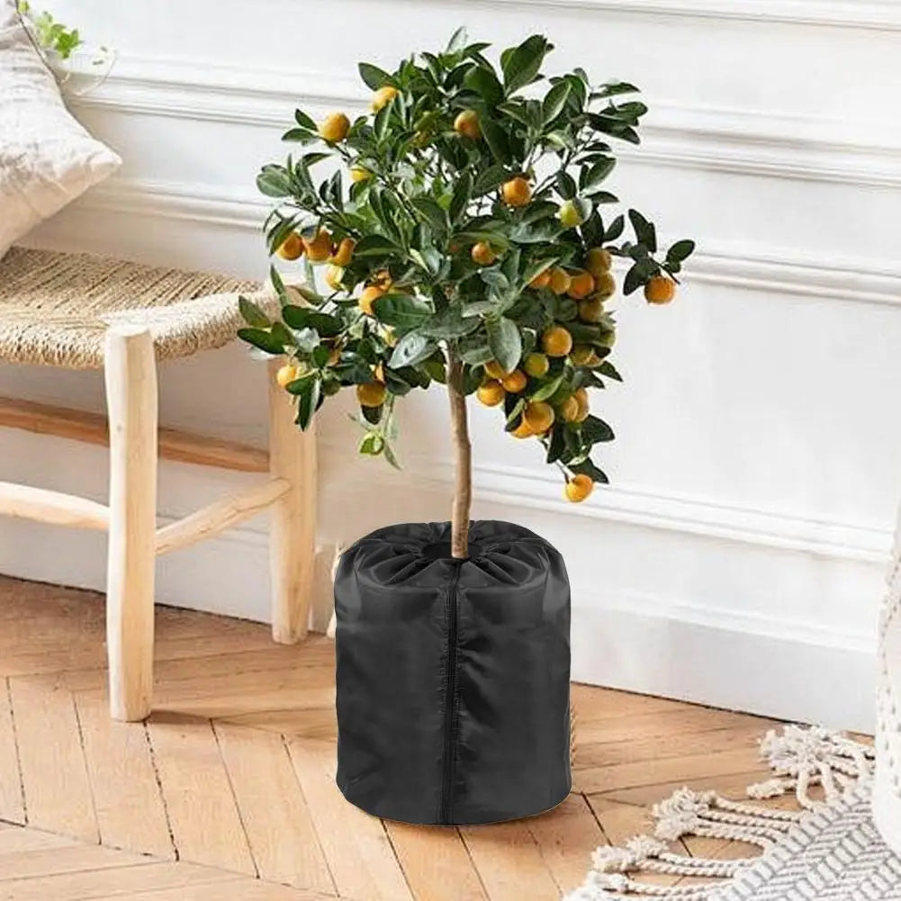 Reusable Winter Plant Frost Cover | Breathable Oxford Pot Jacket