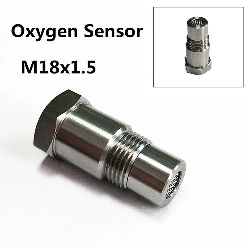 O2 Sensor Spacer Adapter M18x1.5 with Filter Screen