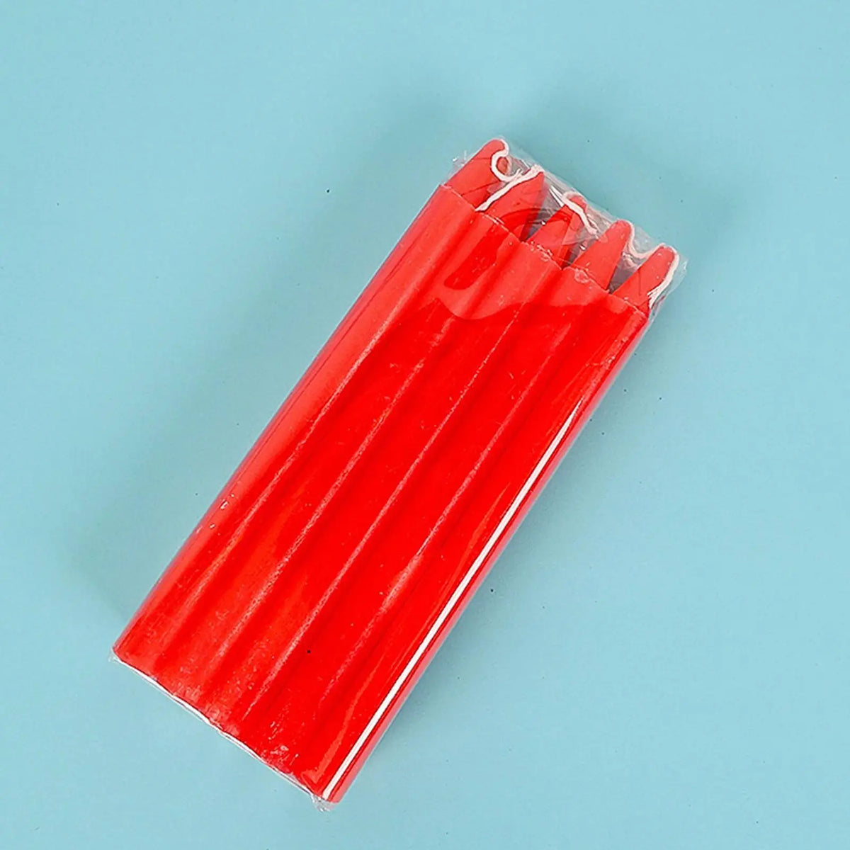 Survival Candles 10X Natural Wax Unscented Candle Red White Supplies