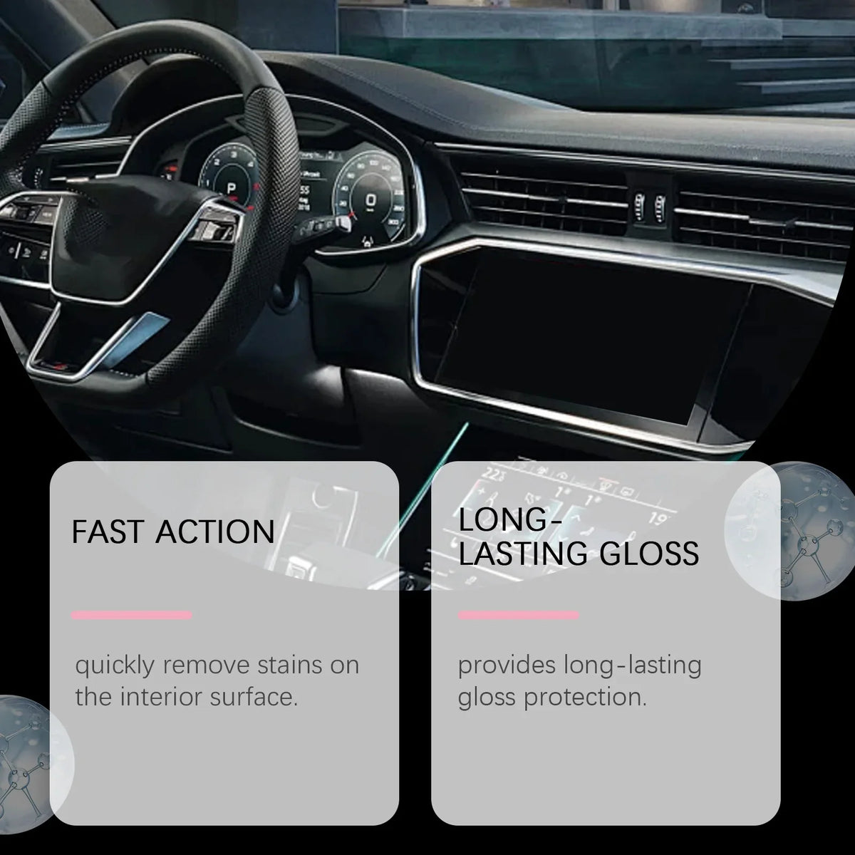Rayhong 100ml Car Interior Polish & Leather Care Kit