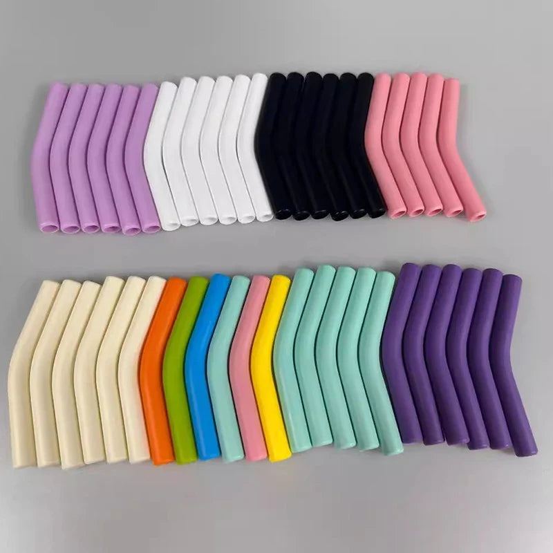 6-Pack Silicone Straw Tip Covers for 9mm Reusable Straws