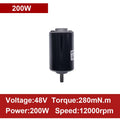 DC 12-48V CNC Spindle Motor 200W–800W Brush Air-Cooled Tool