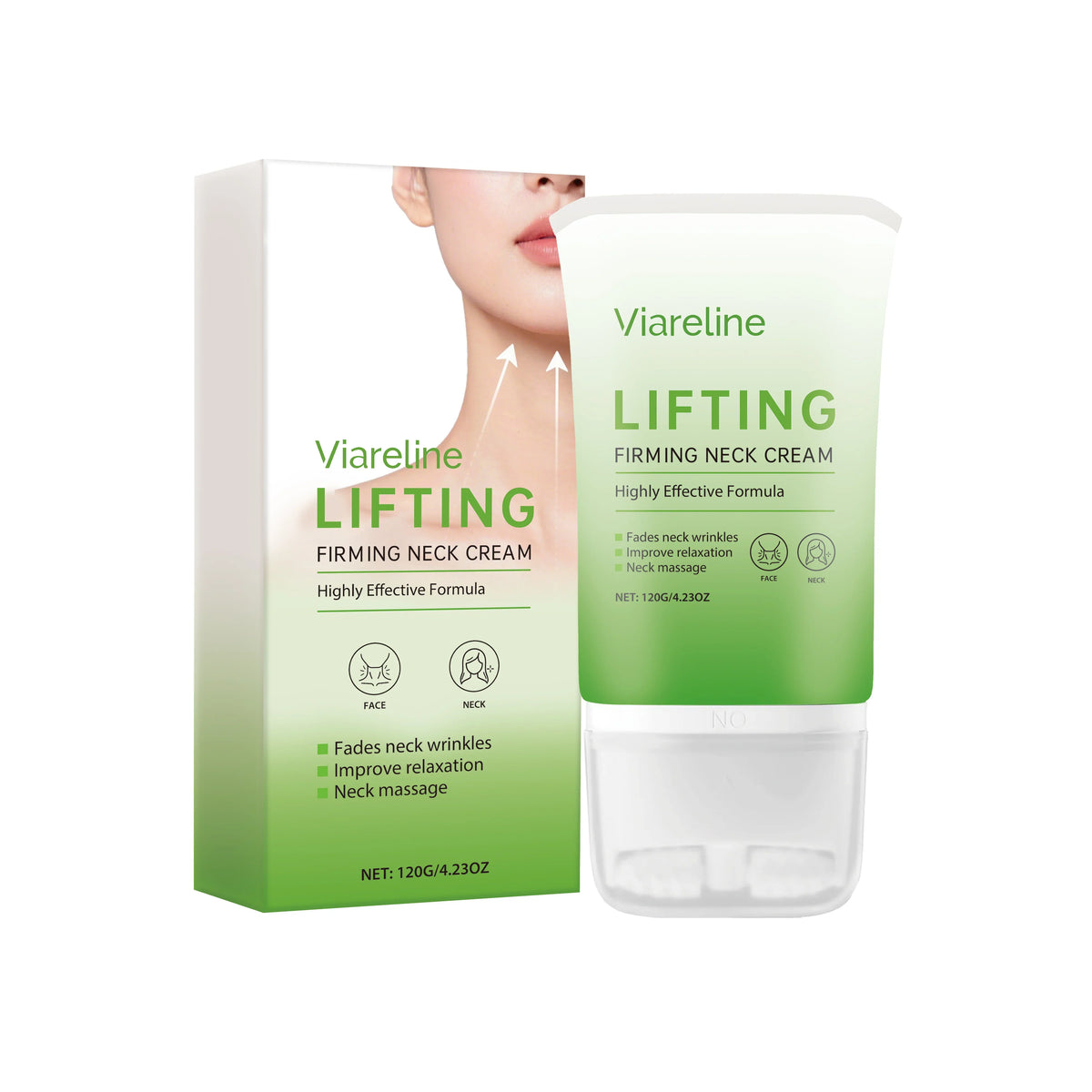 VIARELINE Roll-On Neck Firming Cream – Hydrate & Smooth