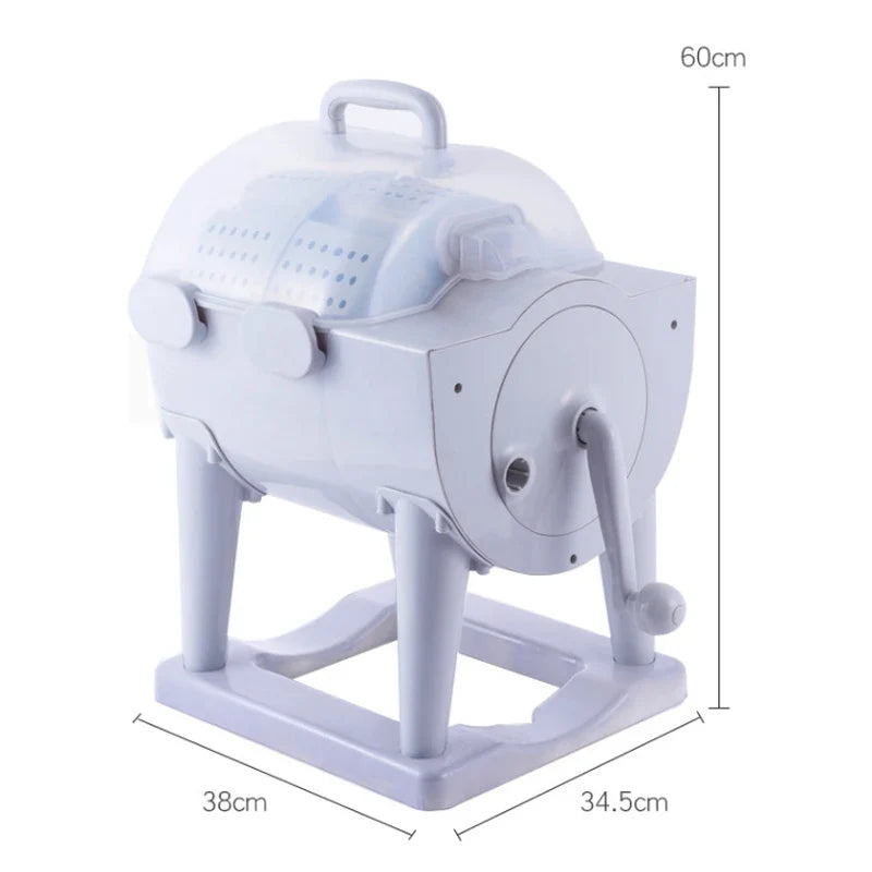 Manual Hand Drum Washing Machine & Dehydrator 5KG | No Power
