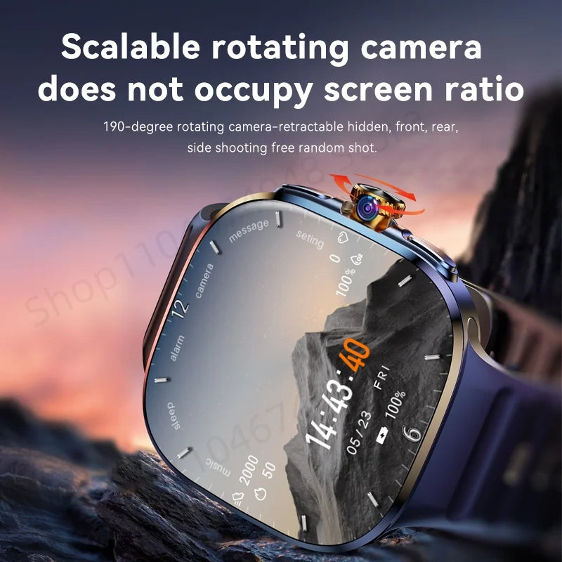 Zestbolt M99 4G Android Smartwatch 2.4" AMOLED 8MP Camera GPS