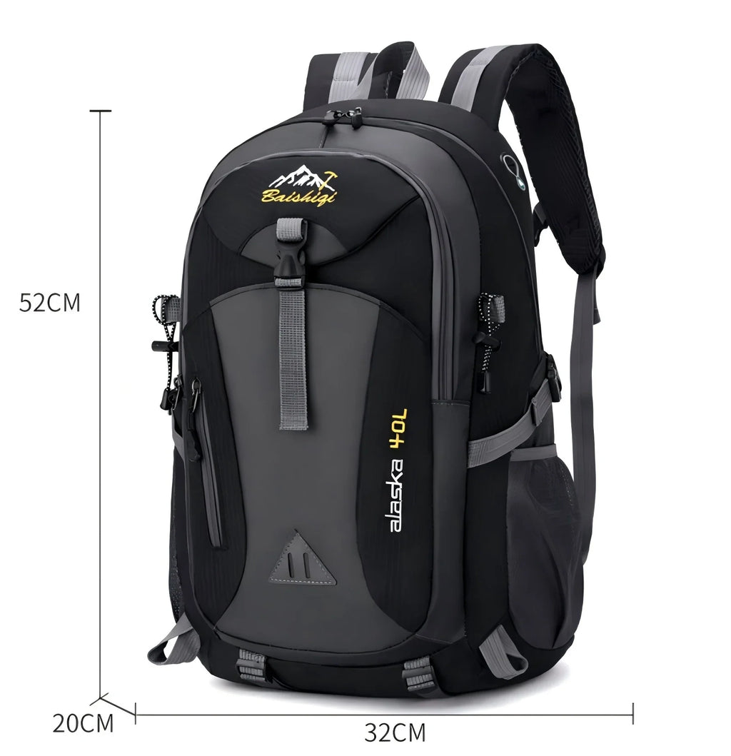 Outdoor Sports Backpack Water-resistant Hiking Men Leisure Travel Bag