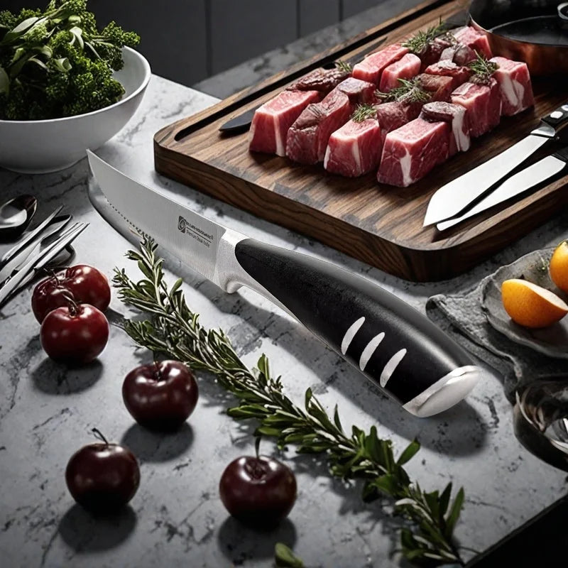6-Piece Steak Knife Block Set | High Carbon Stainless Steel