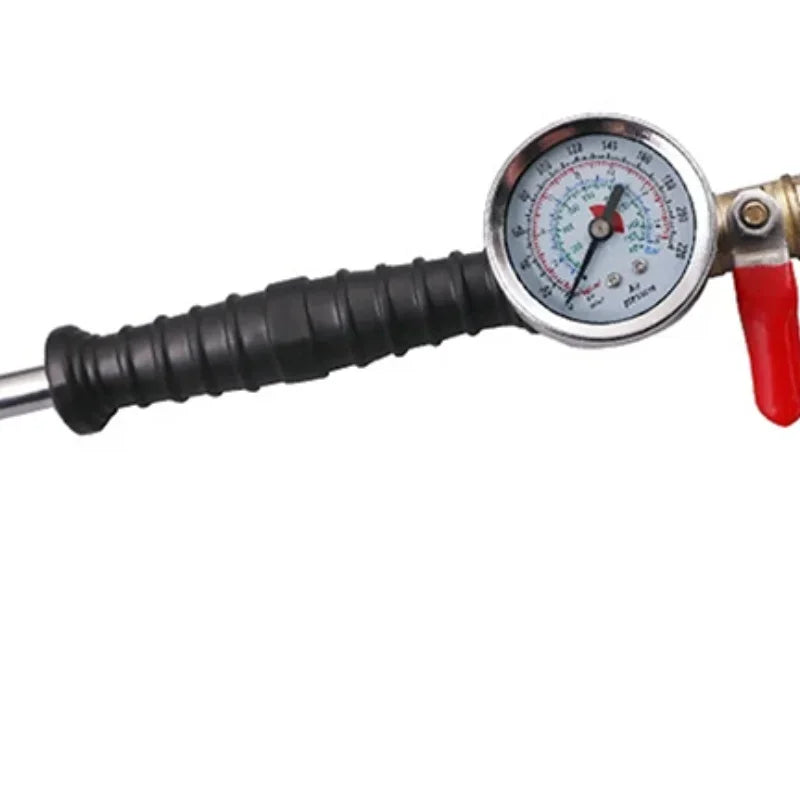 Tire Inflator Rod Car Truck Vehicles Pressure Gauge Manometro Repair