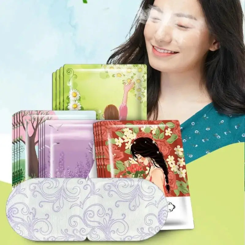 Self-Heating Steam Eye Masks 5-Pack | Lavender, Rose & More