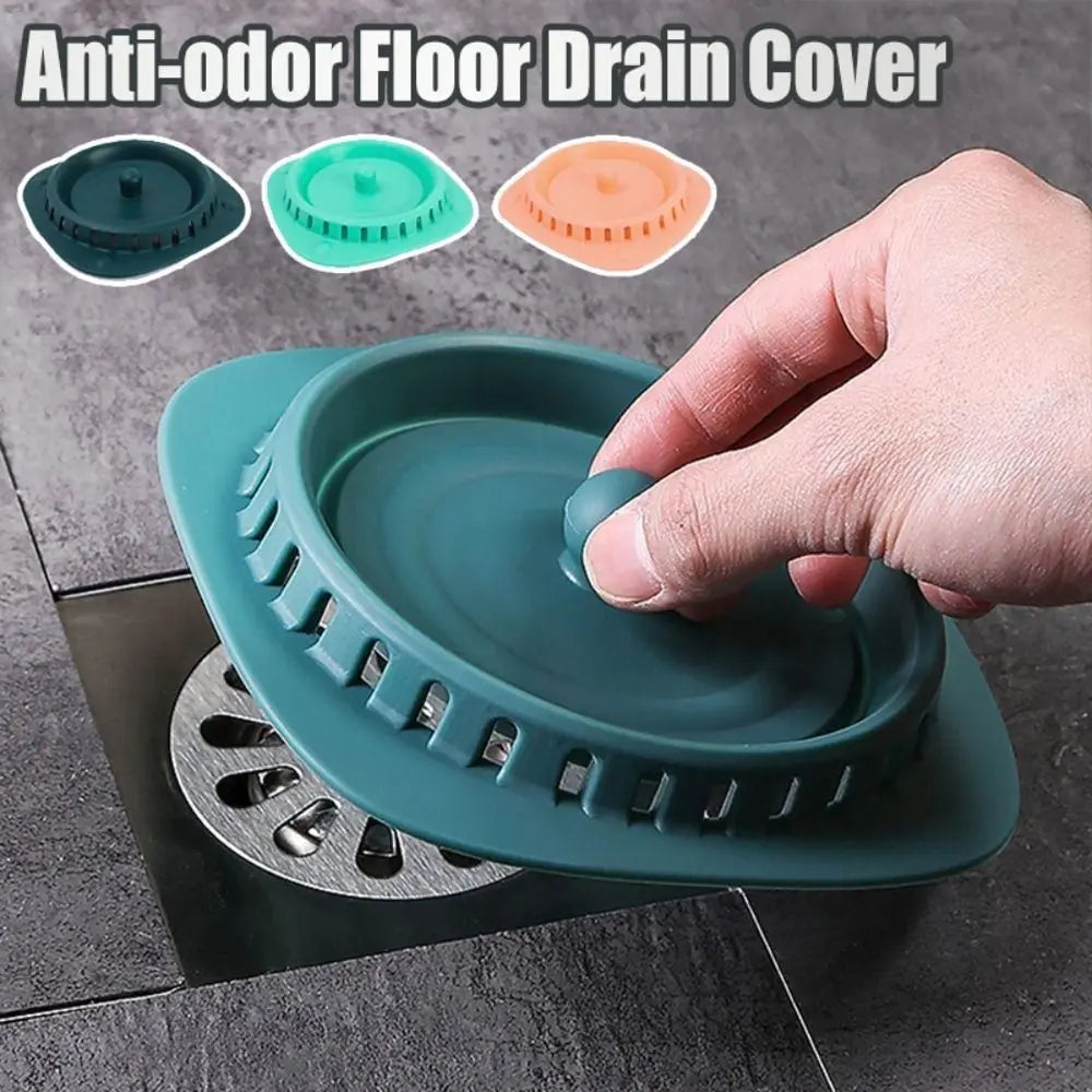 Durable Silicone Floor Drain Cover Anti-odor Strainer Sewer