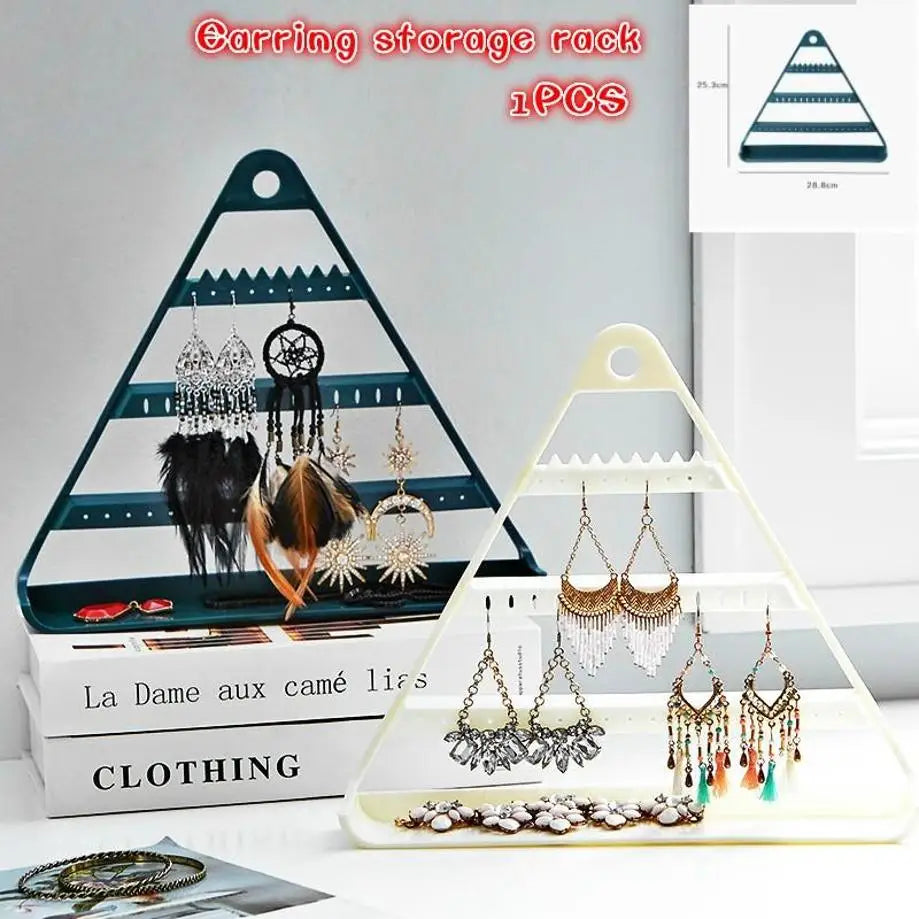 Earring Display Stand & Jewelry Organizer Rack – 4 Colors