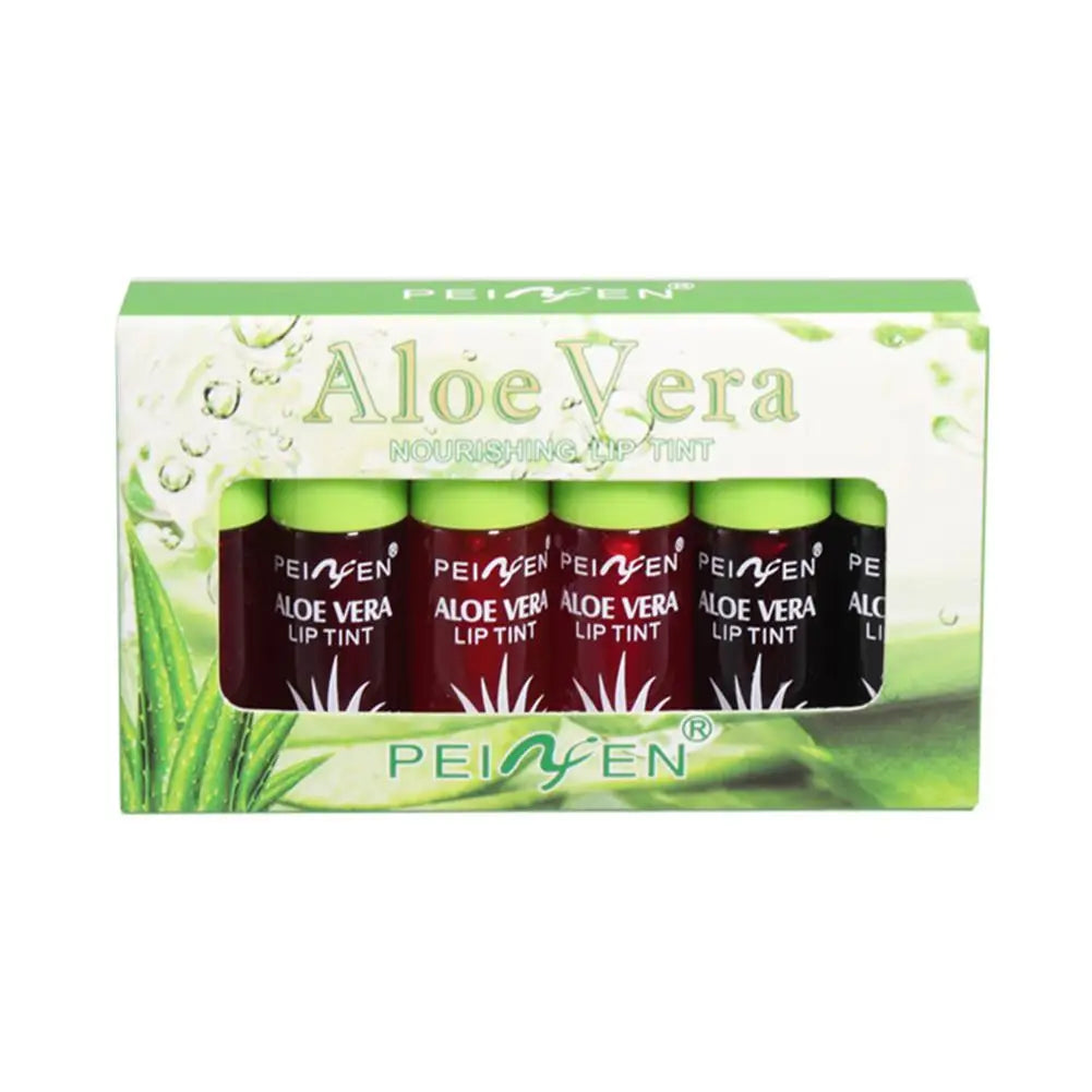 Eelhoe 6-Color Aloe Vera Lip Tint Set – Lip & Cheek Stain