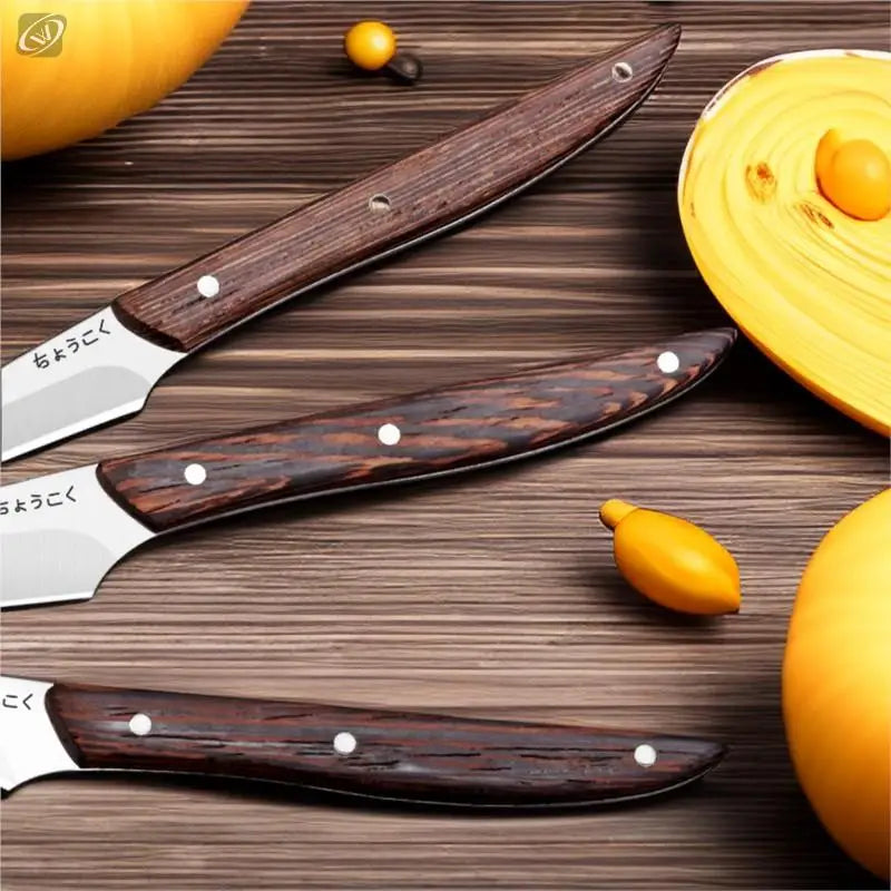 3-Piece Food Carving Knife Set | Sharp Stainless Steel Chef Kit