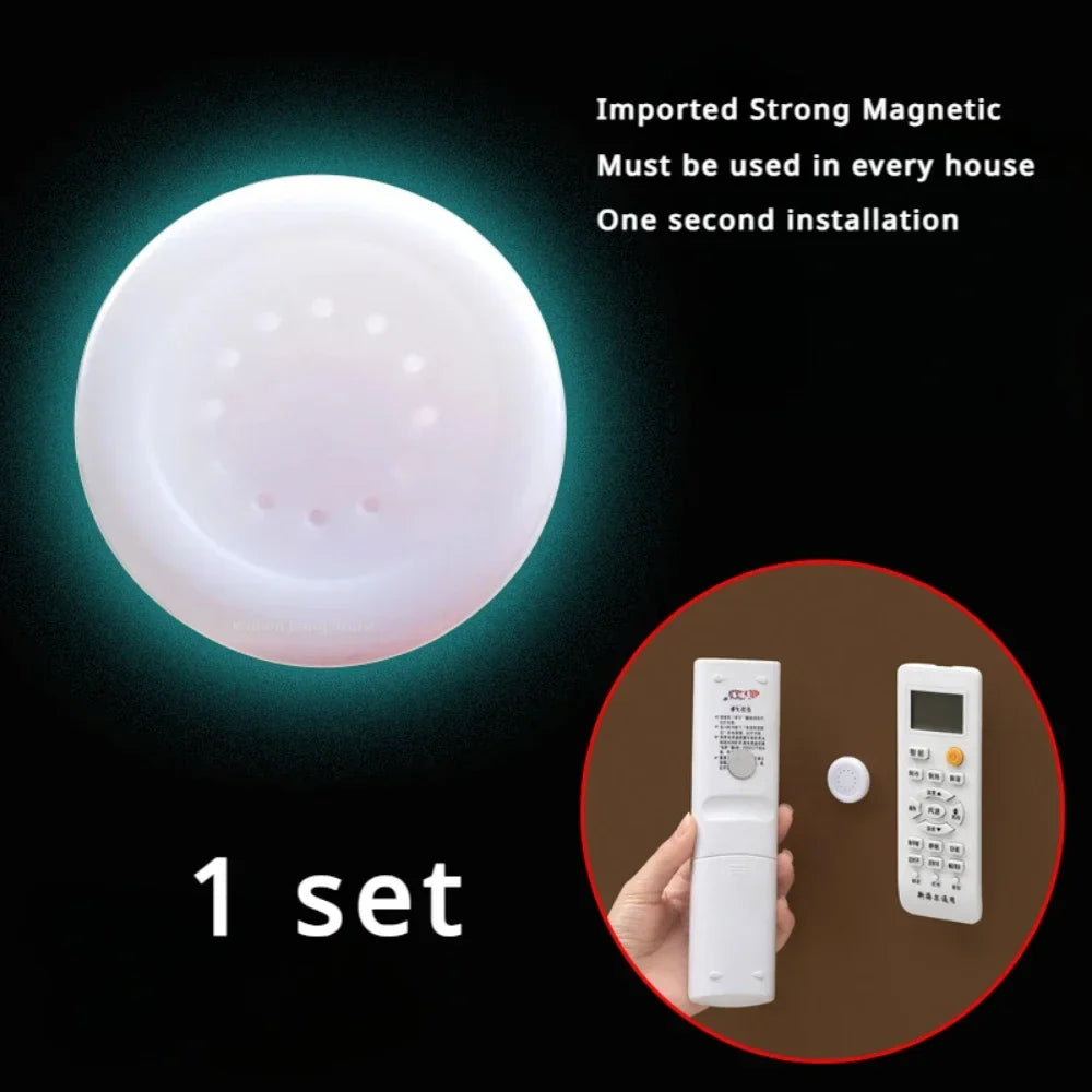 Magnetic Wall Hook Ring – Key & Remote Holder (2–30 Pack)