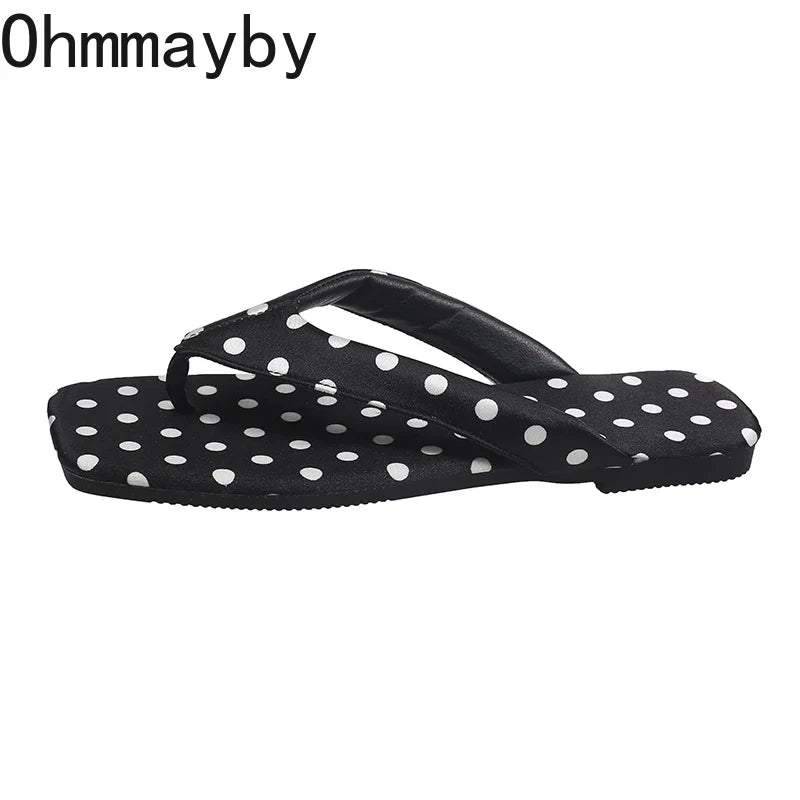 Women's Candy Color Clip Toe Flip Flops – Beach Flat Slippers