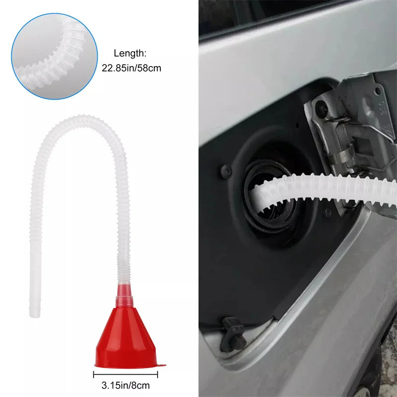10-Piece Automotive Funnel Set – Oil, Fuel & Wide Mouth Funnels