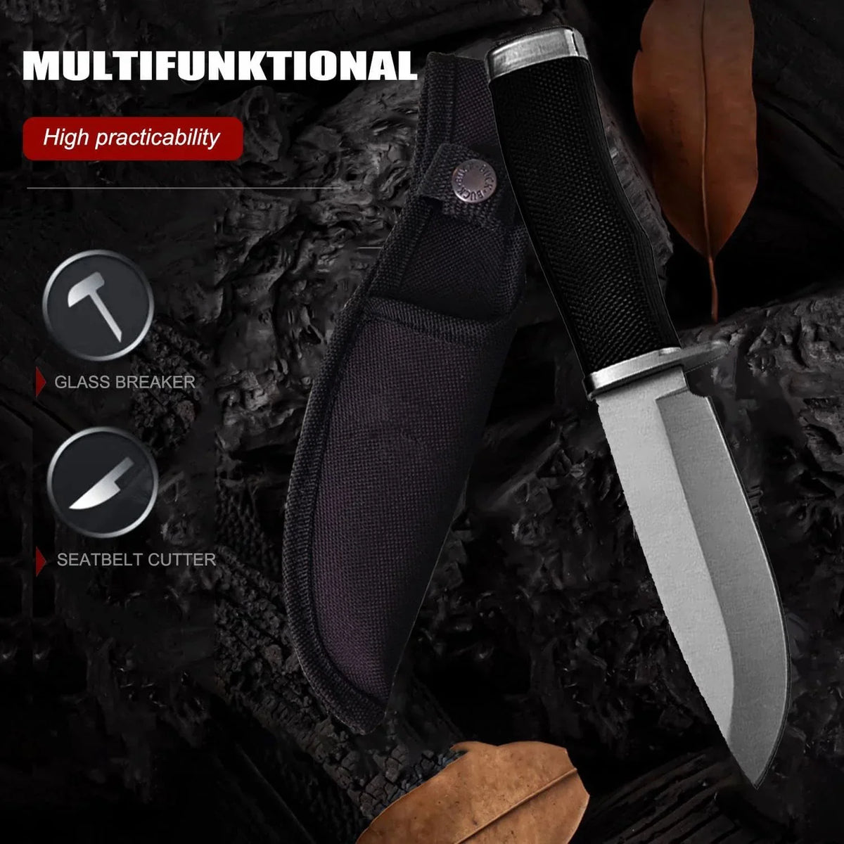 Handmade Stainless Steel Cleaver Boning Knife for BBQ