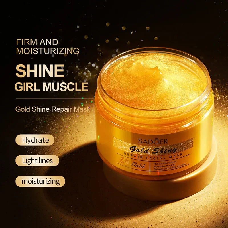 24K Gold Sleeping Mask – Anti-Aging, Whitening & Moisturizing