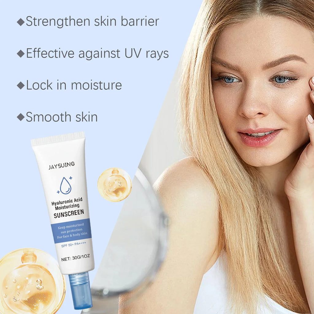 Jaysuing SPF50 Moisturizing Sunscreen Lotion – UVA/UVB 30g