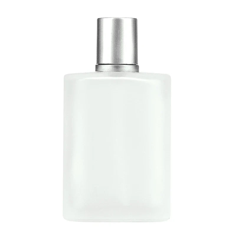 Screw Sandblasted Glass Perfume Bottle Liquid Spray Empty Dispenser