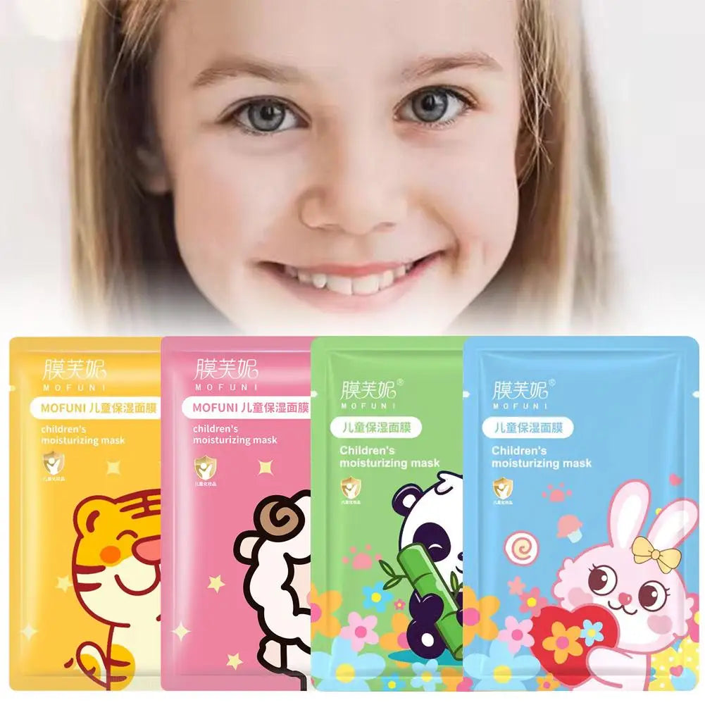 Animal Character Kids Face Masks – Hyaluronic Acid Sheet Masks