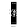 Non-Slip Dart Board Floor Mat with Throw Line | 118" Long