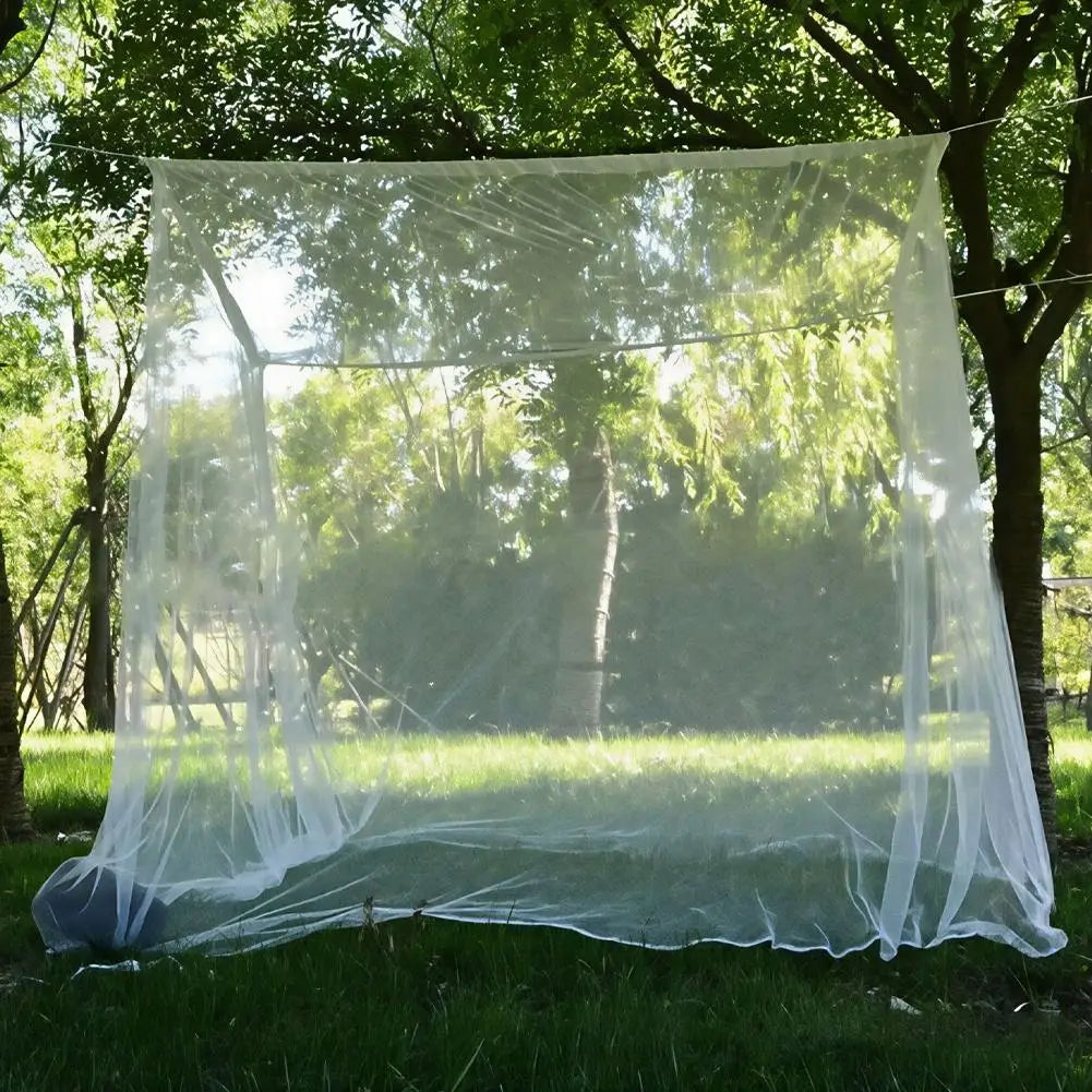 Outdoor Mosquito Net Gazebo Patio Garden Large Mesh Canopy Tent