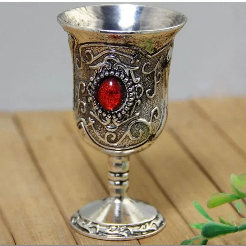 Vintage Wine Glasses Metal European Champagne Cocktail Bars
