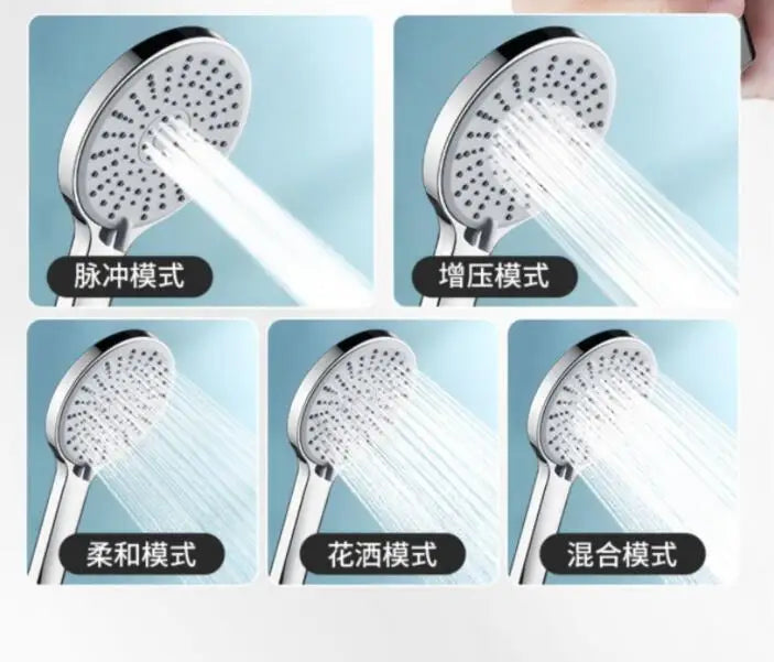12CM Handheld Shower Head | 3-Function Rainfall & Water Saving