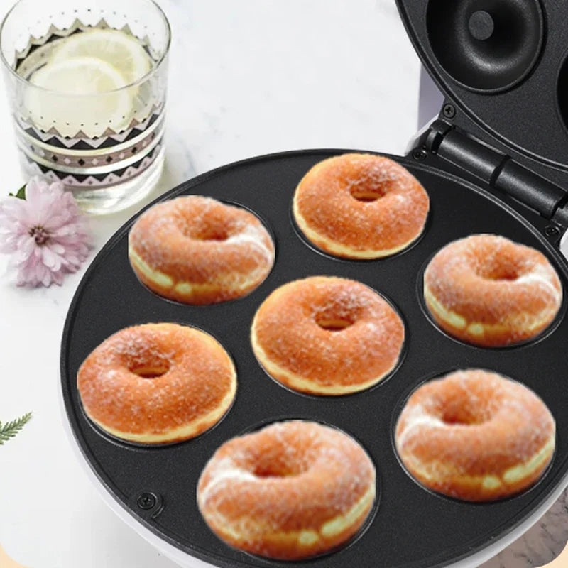 BALASHOV 7-Hole Mini Donut Maker – Non-Stick Doughnut Machine