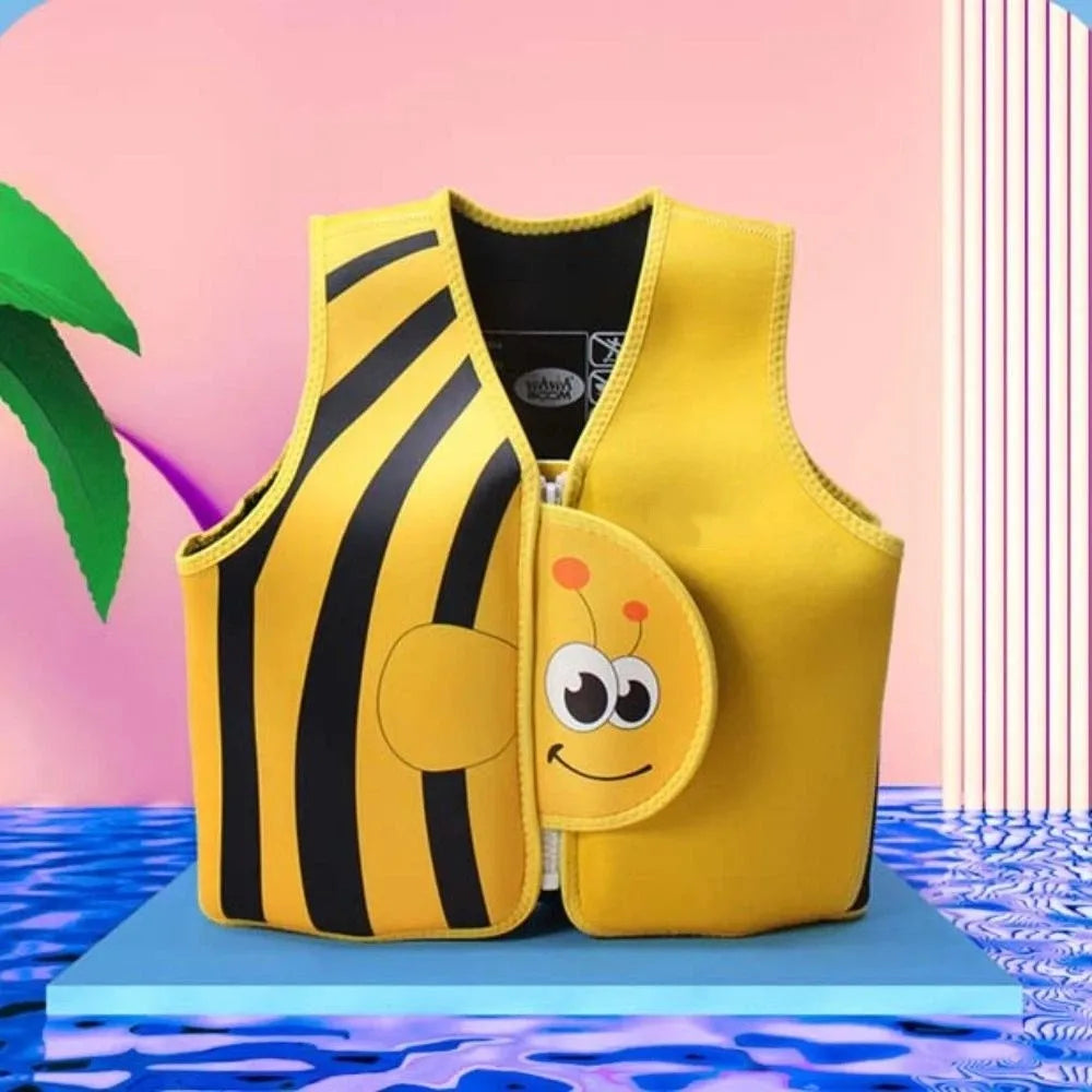 Kids Buoyancy Swim Vest – Adjustable Anti-Rollover Float Jacket