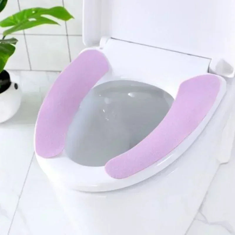 Portable Reusable Soft Warm Toilet Seat Cushion Washable Paste