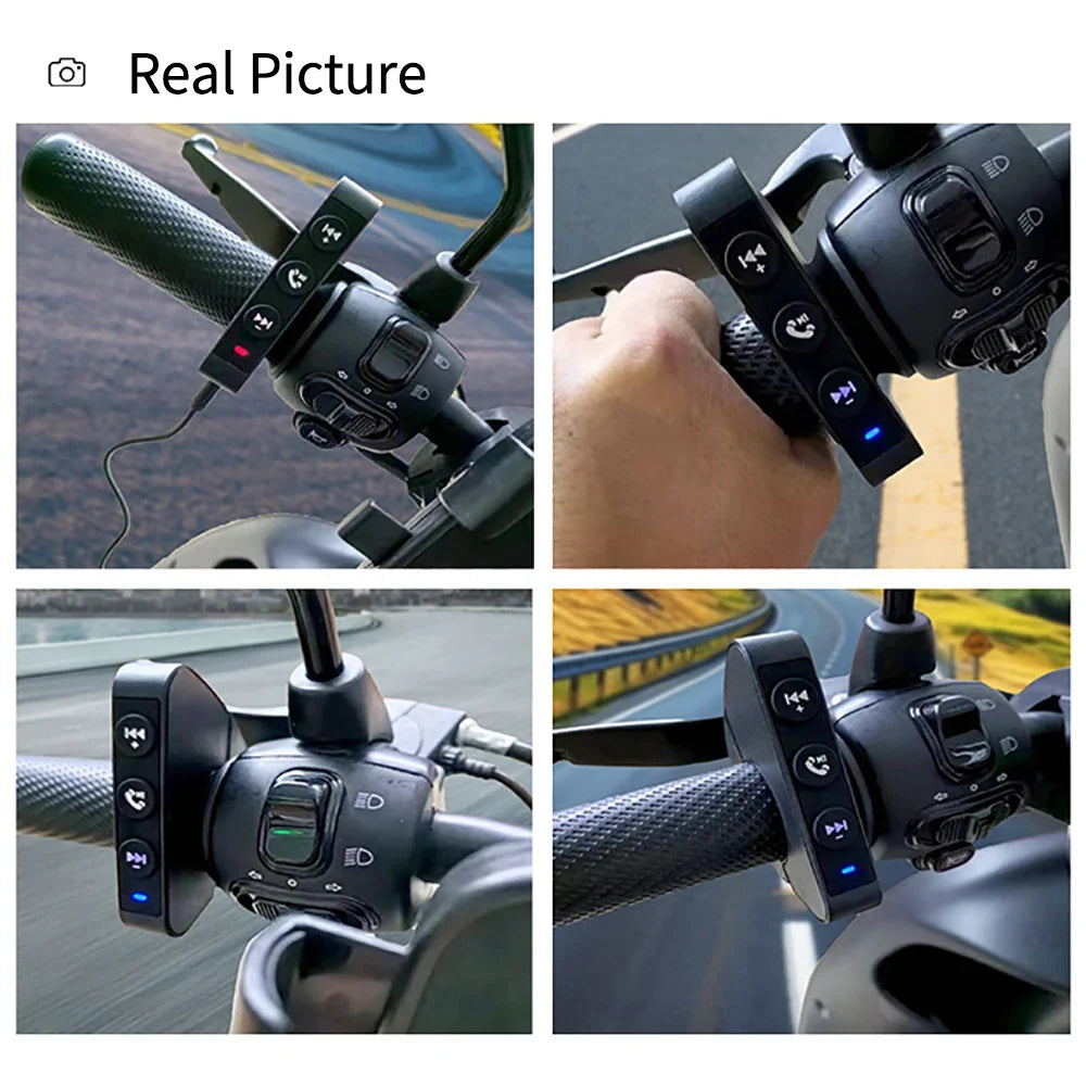 Waterproof Bluetooth Handlebar Remote – Bike & Motorcycle